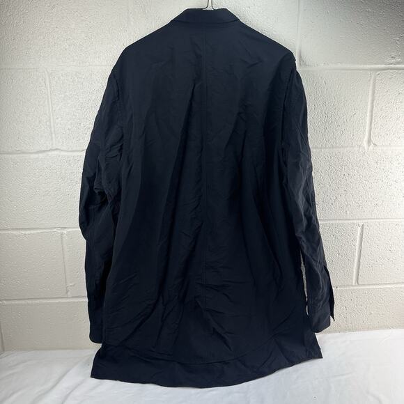 Alexander wang Elongated Black Cotton Blend Shirt, Oversized Fit, Sz L, 26x37 - Picture 9 of 13